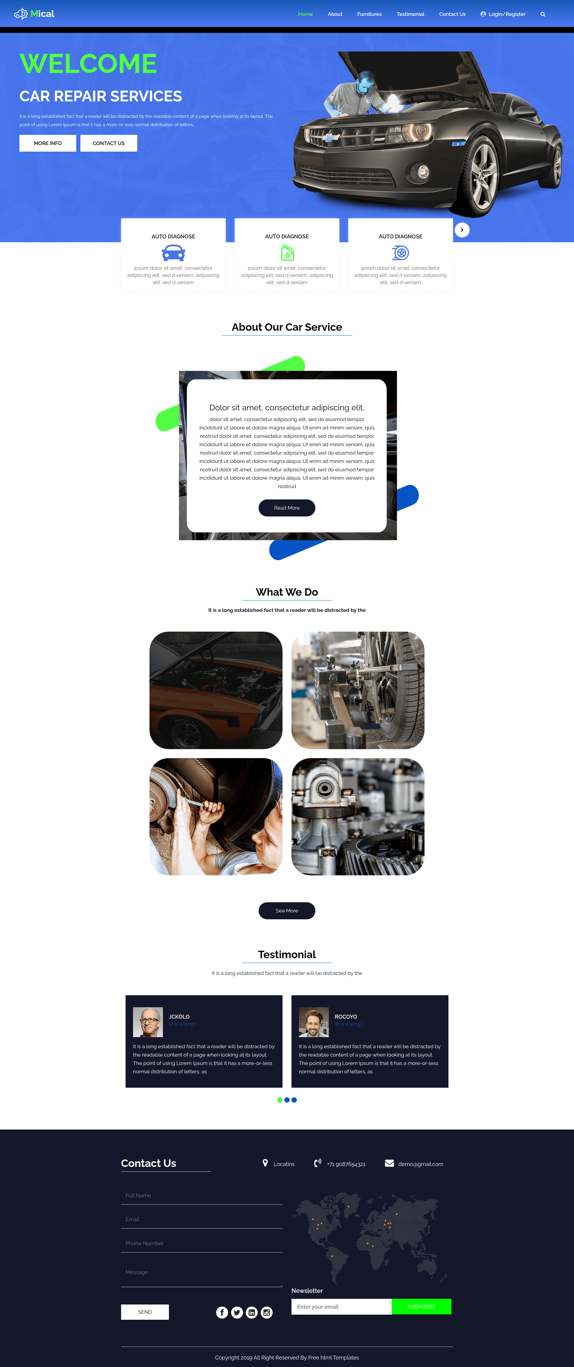 screenshot of Mical on template0.com