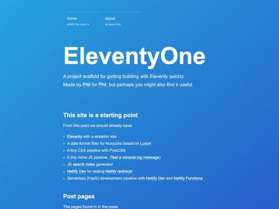 Image for EleventyOne on template0.com Image for EleventyOne on template0.com
