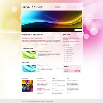 Image for Beauty Class on template0.com Image for Beauty Class on template0.com