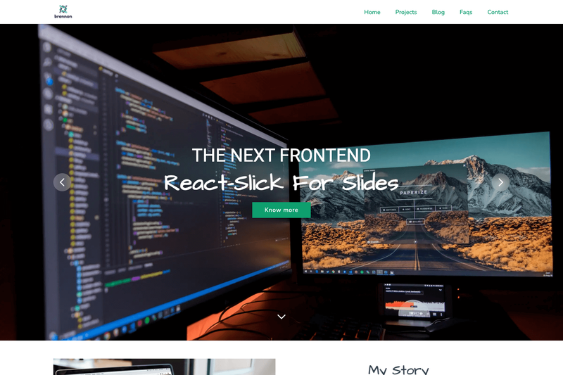 Image for NextJS Tailwindcss Template on template0.com