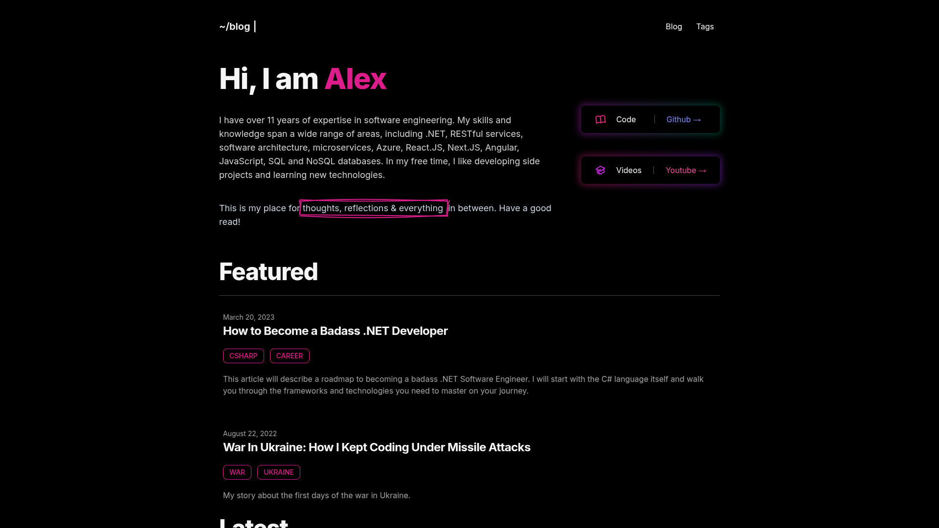 astroblog preview