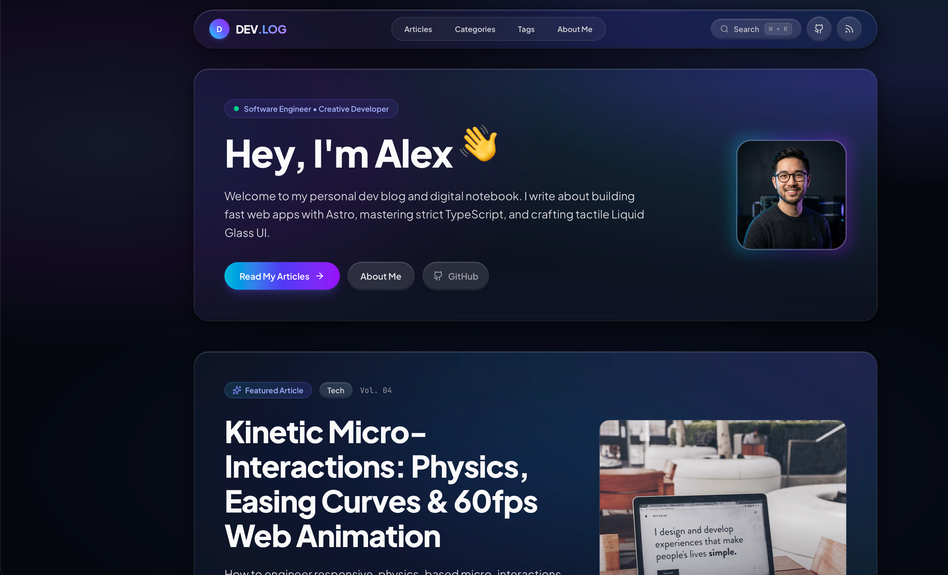 DEV.LOG preview