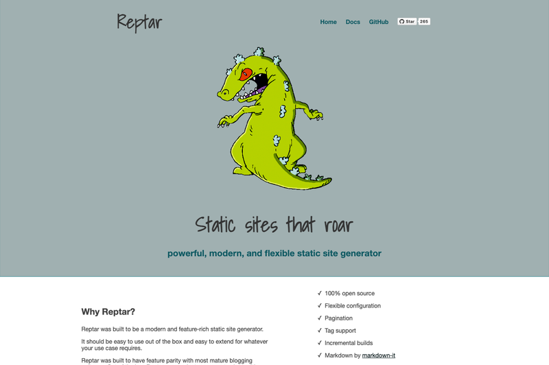Image for Reptar on template0.com Image for Reptar on template0.com
