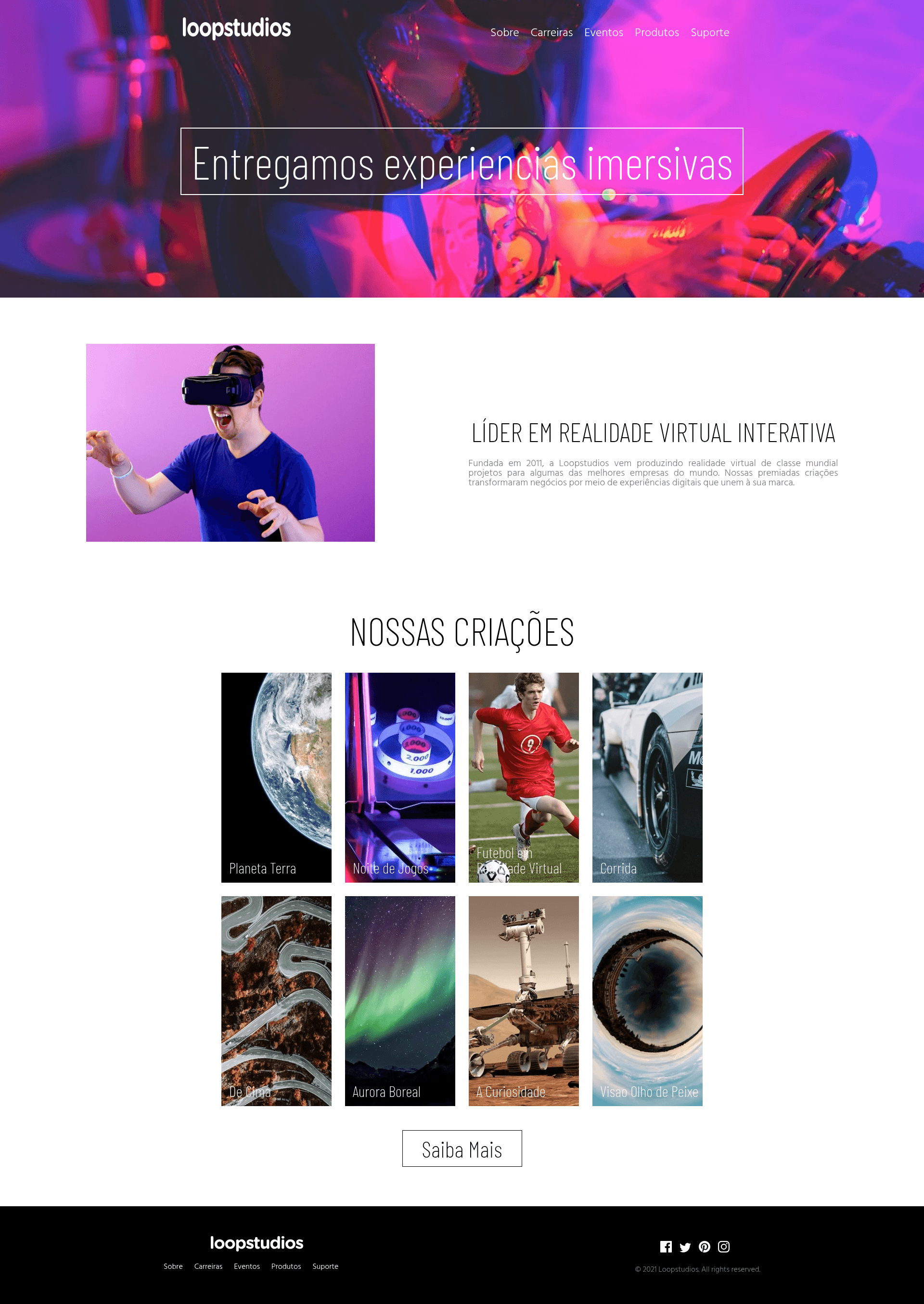 screenshot of Loopstudio on template0.com