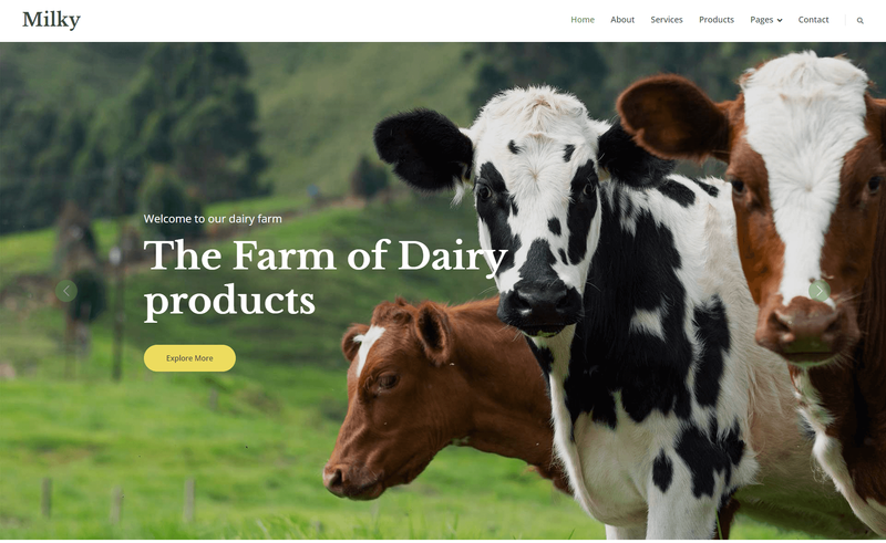Image for Milky – Free Responsive Bootstrap 5 Dairy Website Template on template0.com Image for Milky – Free Responsive Bootstrap 5 Dairy Website Template on template0.com