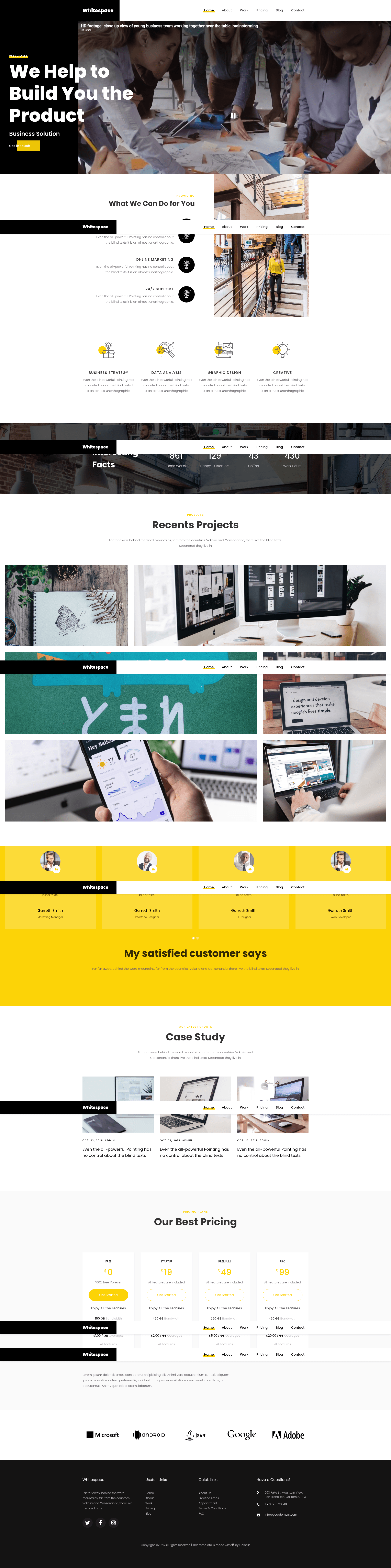 screenshot of Whitespace on template0.com
