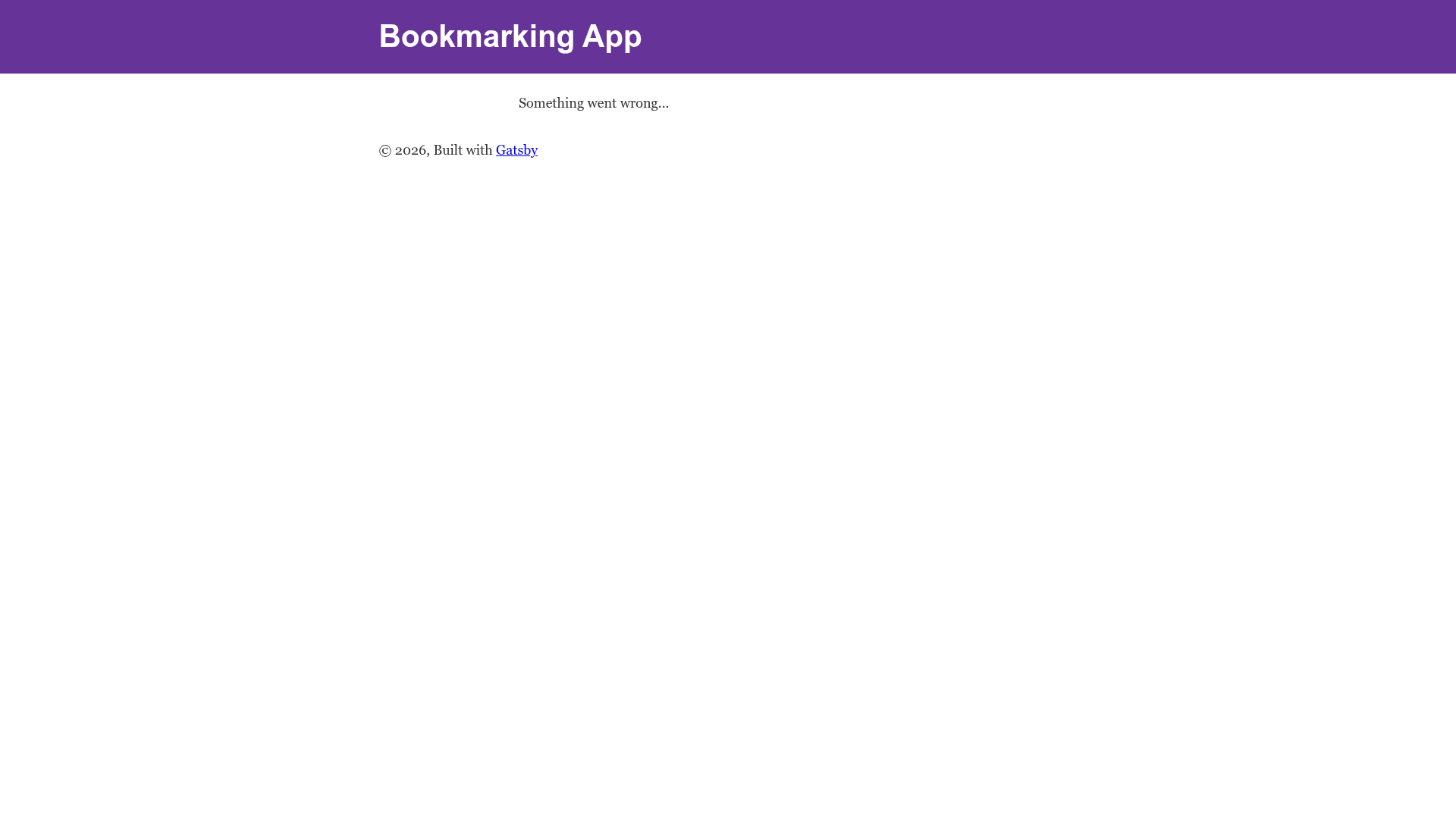 screenshot of Project12d Bookmarking App on template0.com