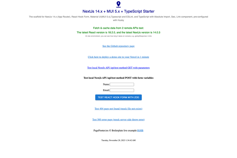 Image for Next.js MUI TypeScript Starter on template0.com