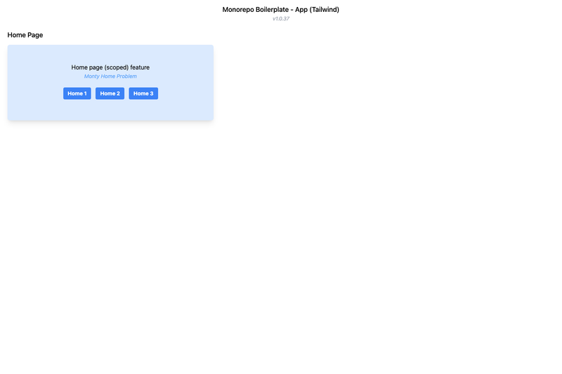 Image for Frontend Monorepo Boilerplate on template0.com Image for Frontend Monorepo Boilerplate on template0.com