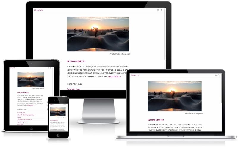 Image for Simplicity on template0.com