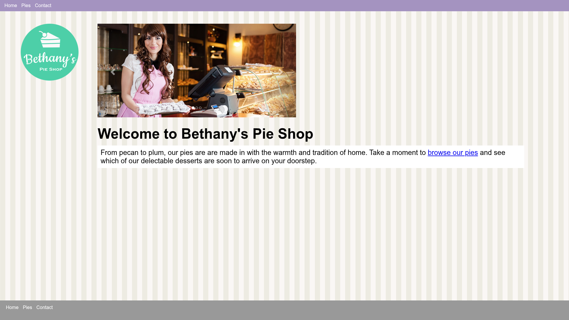 screenshot of HTML CSS JavaScript Getting Started on template0.com