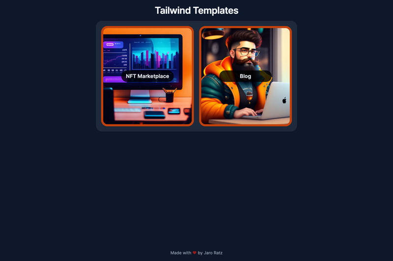 Image for Tailwind Templates on template0.com