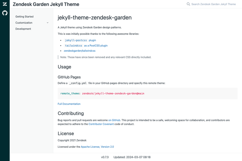 Image for Zendesk Garden Jekyll Theme on template0.com Image for Zendesk Garden Jekyll Theme on template0.com
