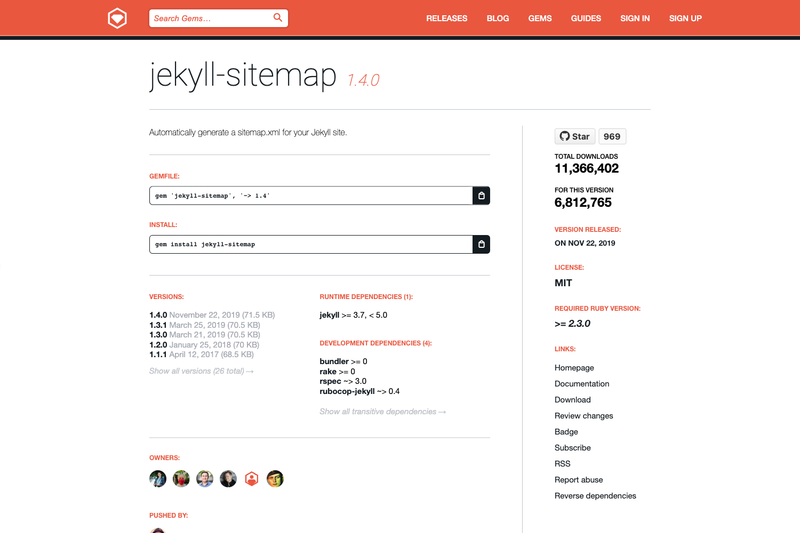 Image for Jekyll Sitemap on template0.com Image for Jekyll Sitemap on template0.com