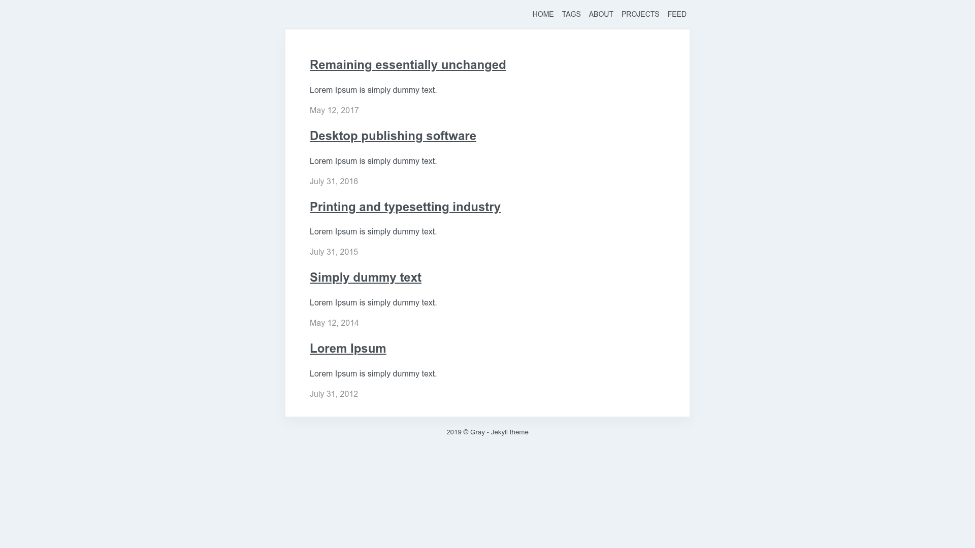 screenshot of Gray on template0.com