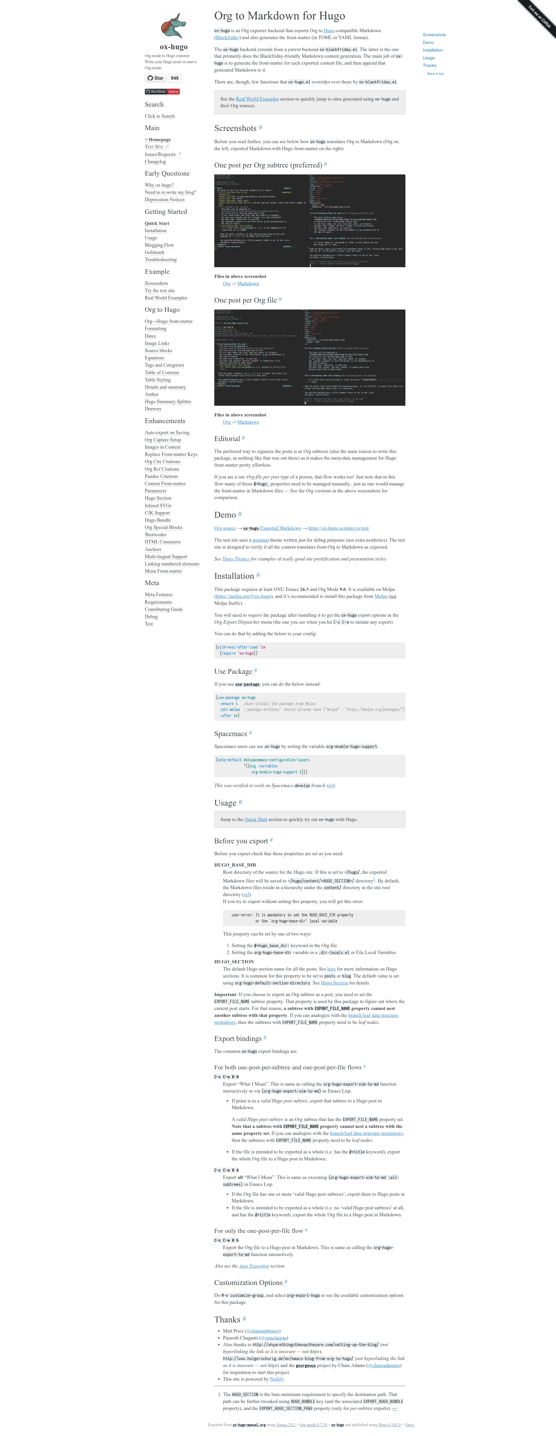 screenshot of ox-hugo on template0.com