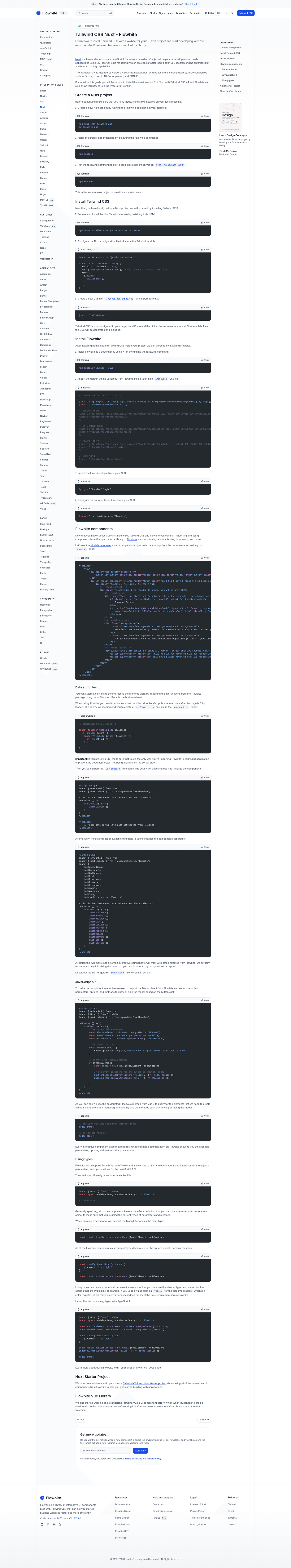 screenshot of Tailwind 4 Nuxt Starter on template0.com