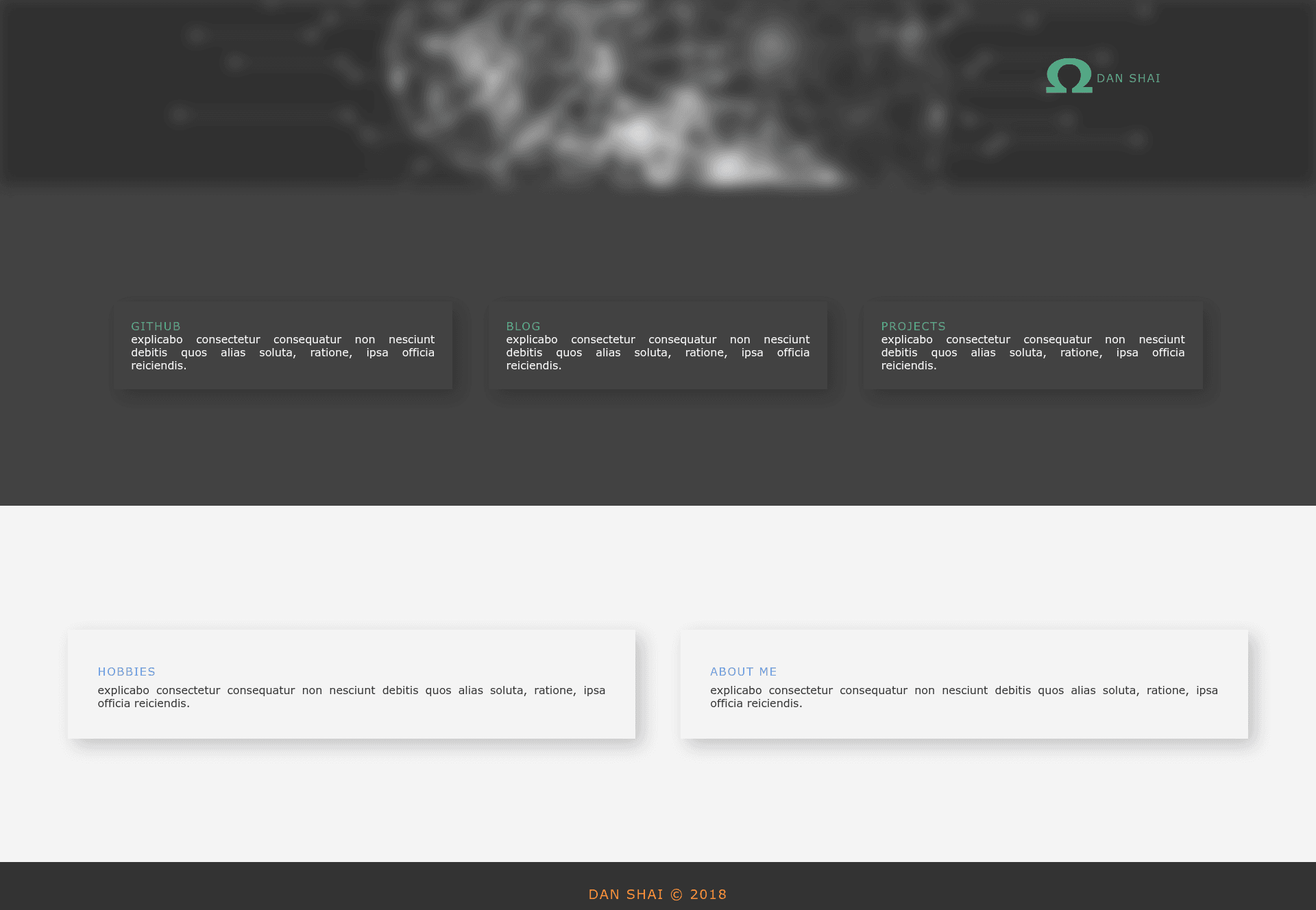 screenshot of Gatsby V2 Scientific Blog Starter on template0.com