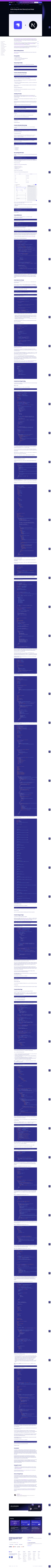 screenshot of Blog Strapi on template0.com