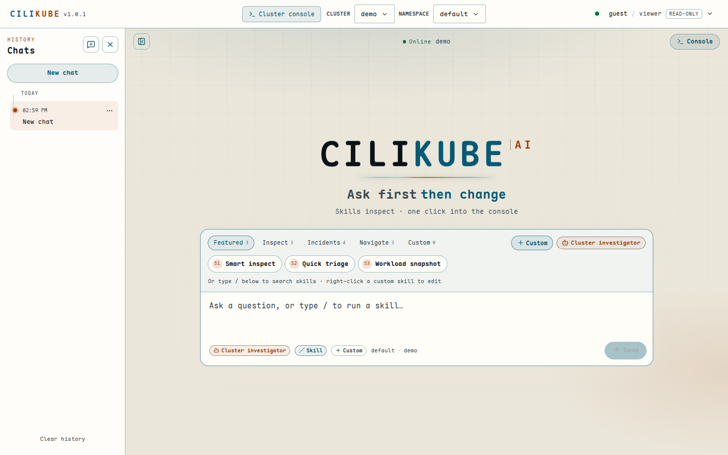 CiliKube preview