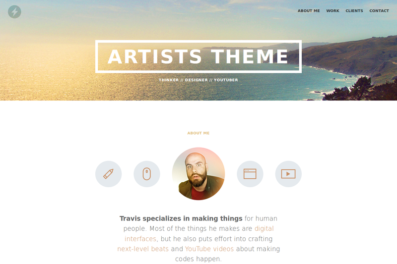Image for Artists Theme on template0.com Image for Artists Theme on template0.com