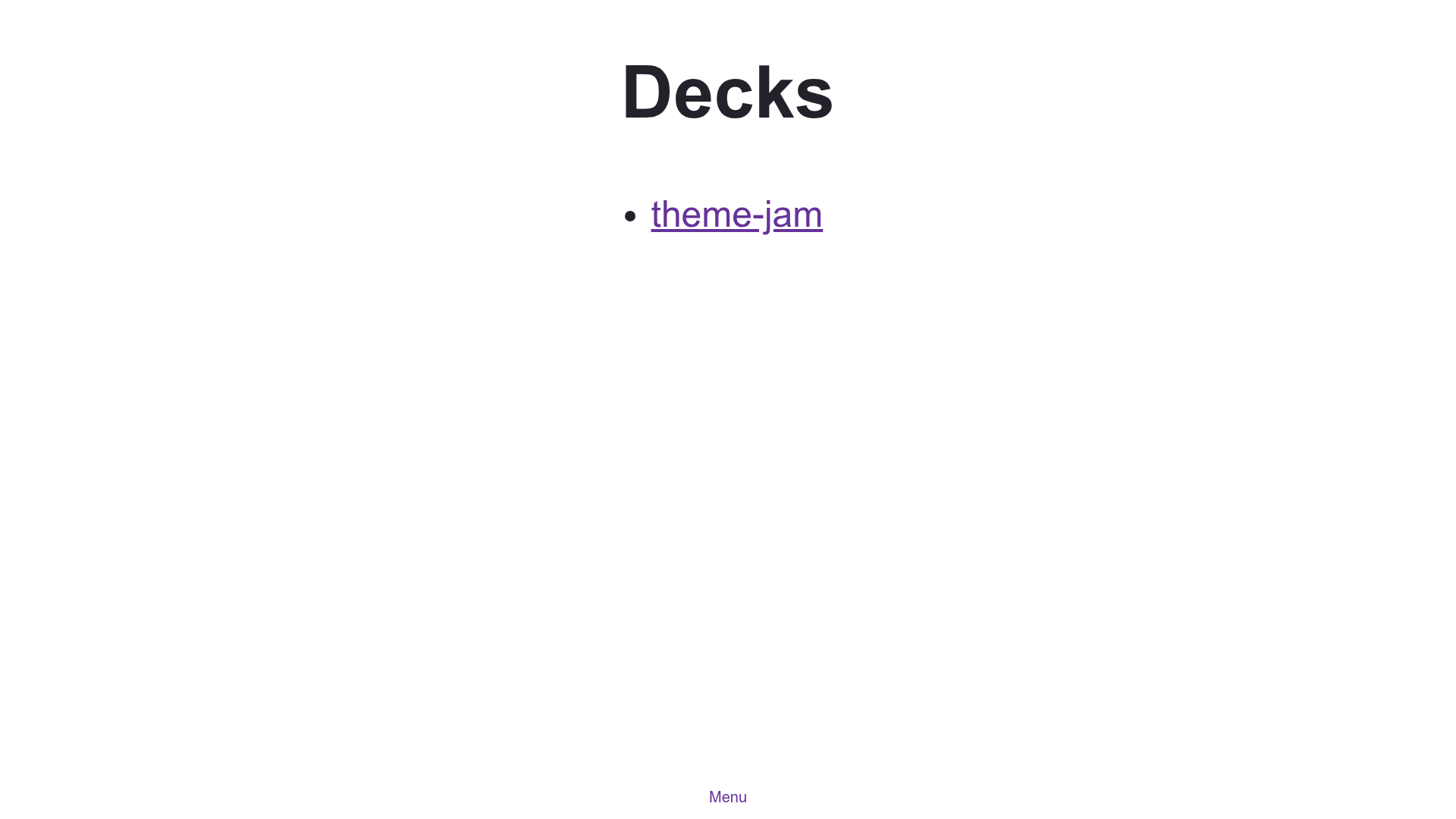 screenshot of gatsby-theme-slidedeck on template0.com