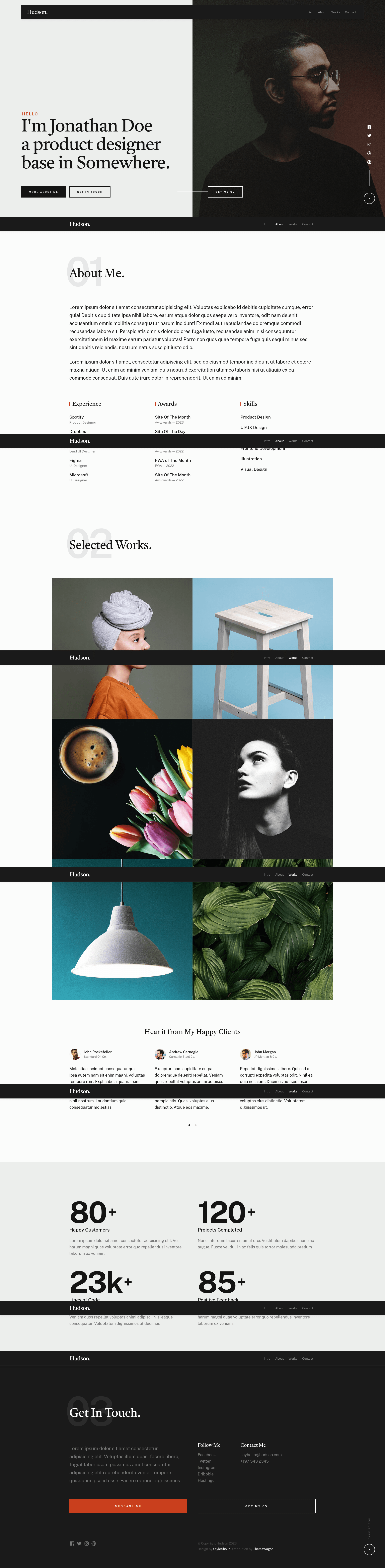 screenshot of Hudson on template0.com