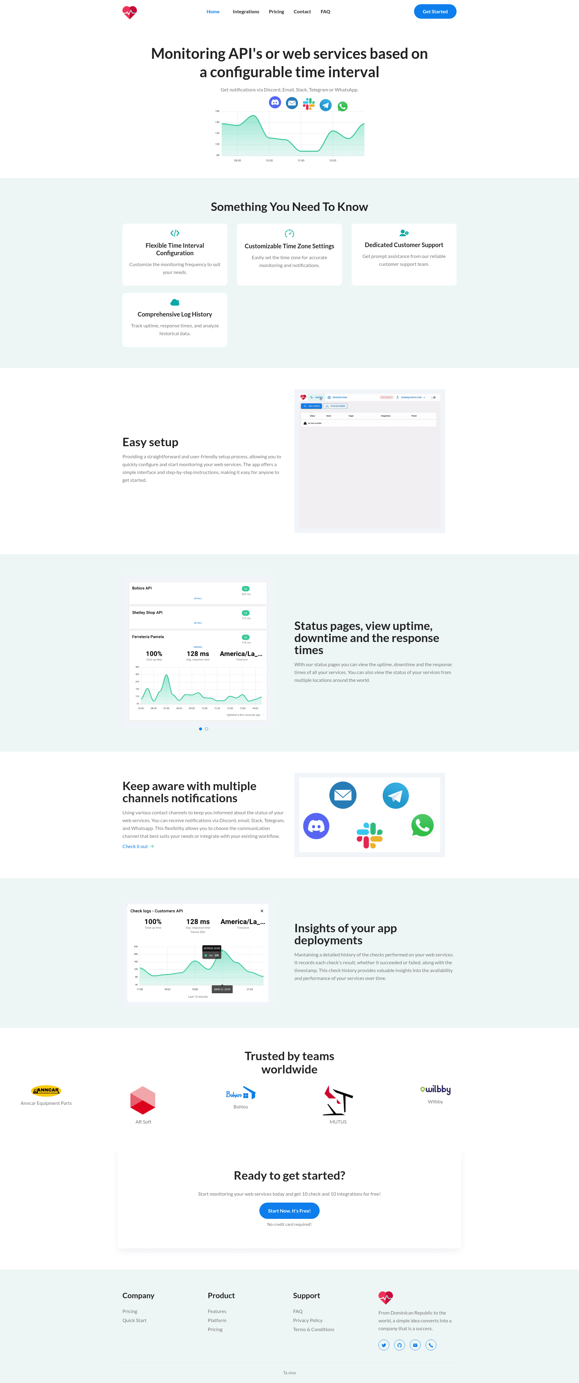 screenshot of Ta Vivo Landing on template0.com