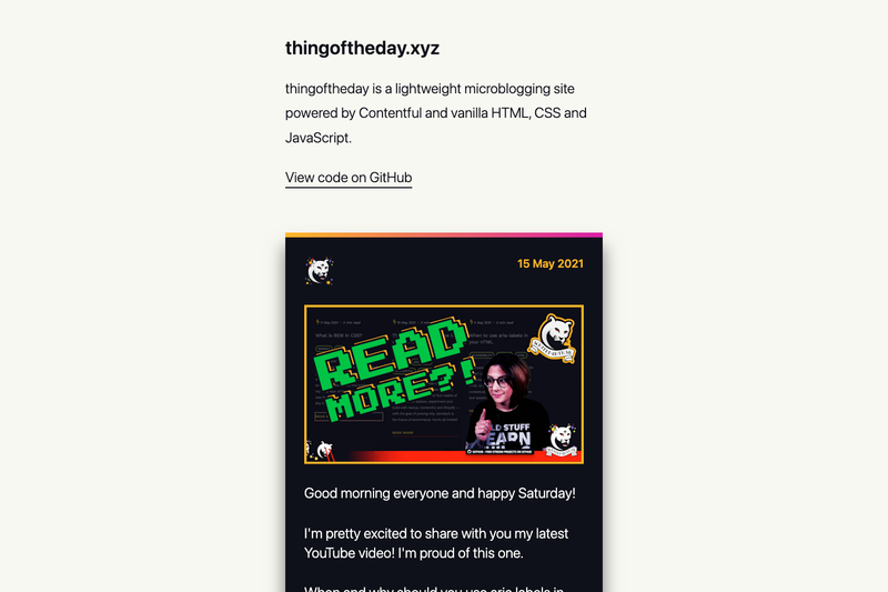 Image for thingoftheday on template0.com Image for thingoftheday on template0.com