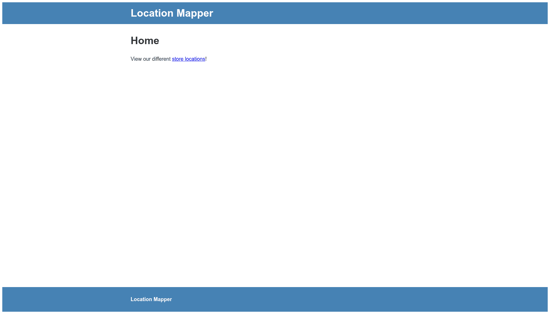 screenshot of Gatsby Theme Location Mapper on template0.com