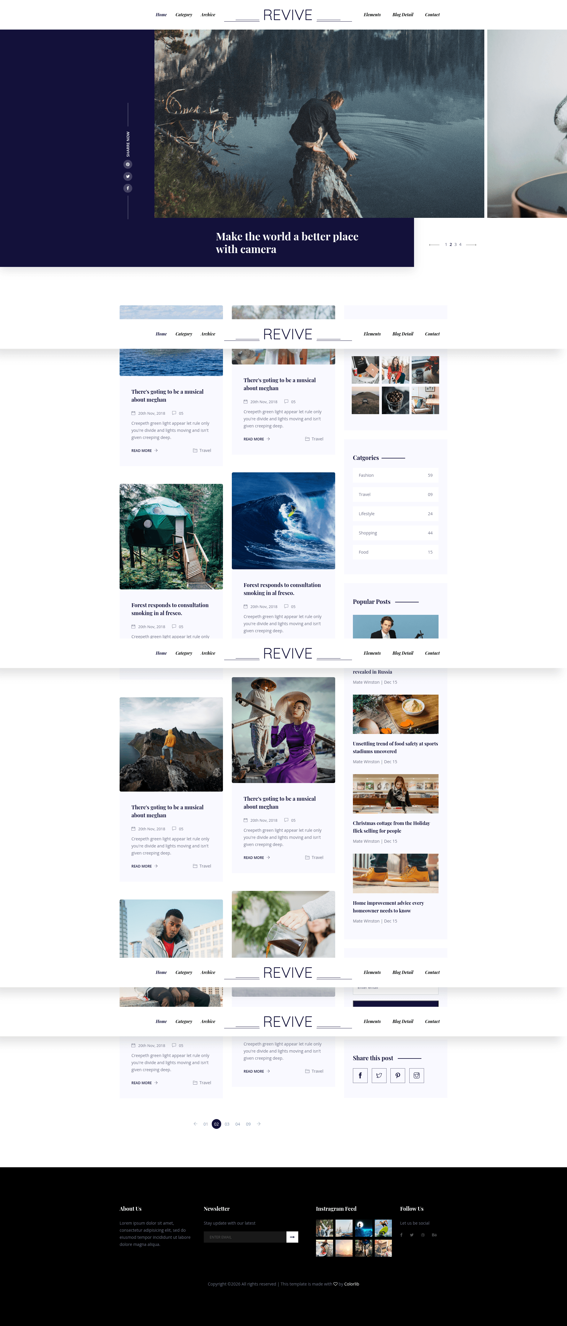 screenshot of Revive on template0.com