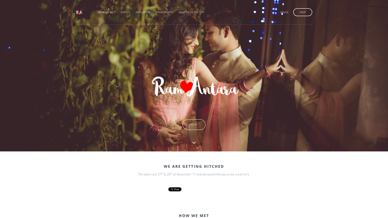 Image for Wedding Website on template0.com Image for Wedding Website on template0.com