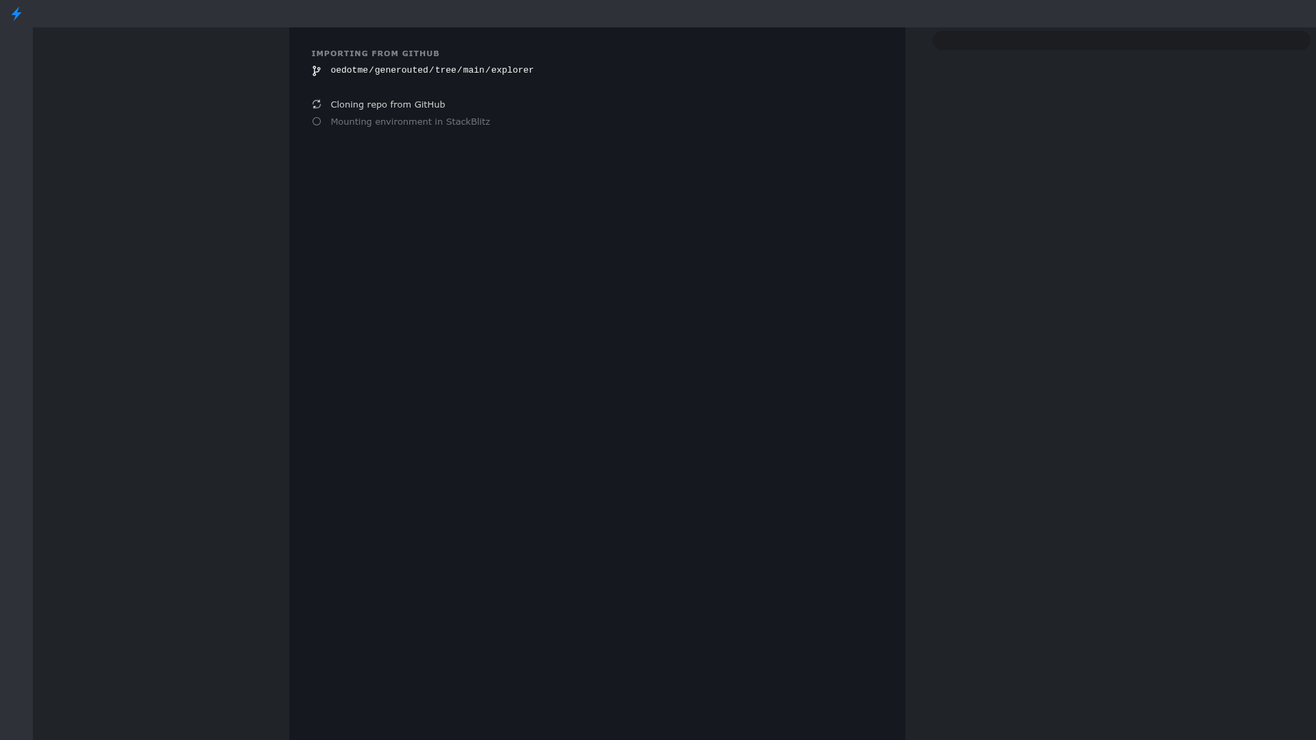 screenshot of Generouted on template0.com