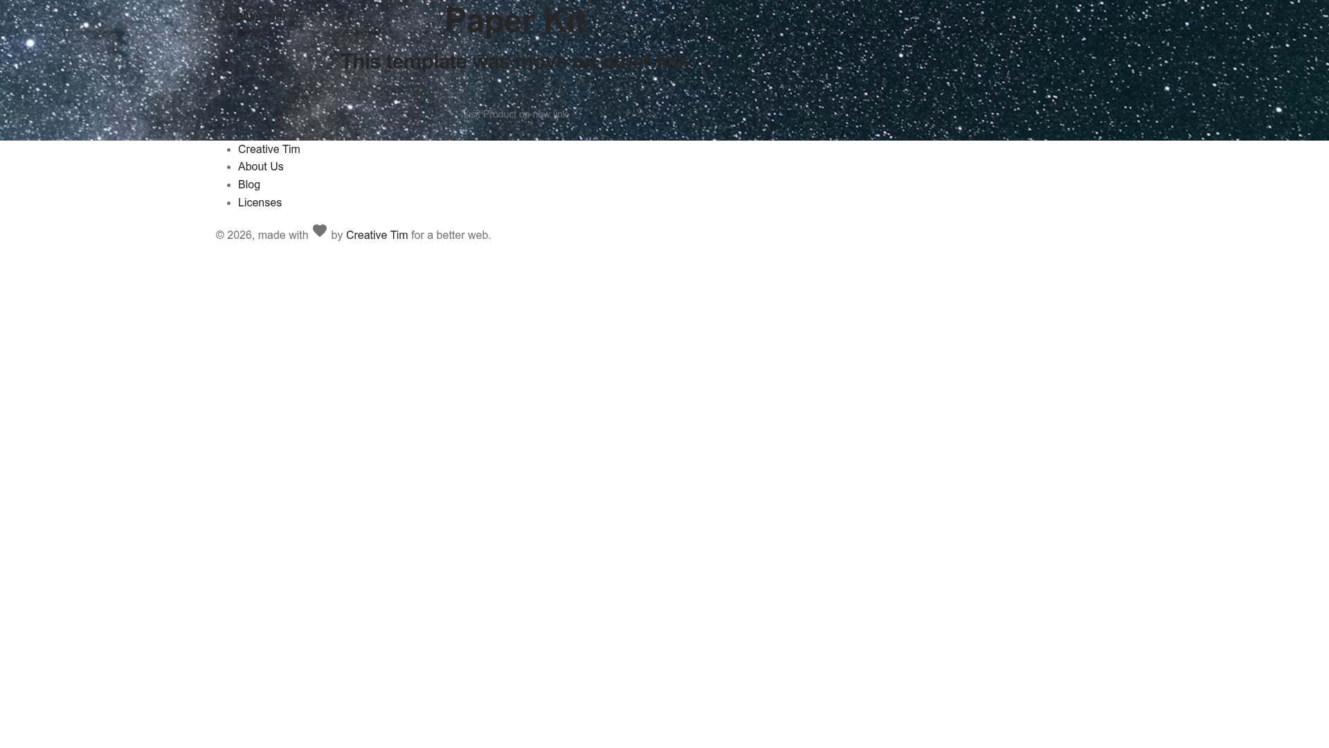 screenshot of Paper Kit 2 on template0.com
