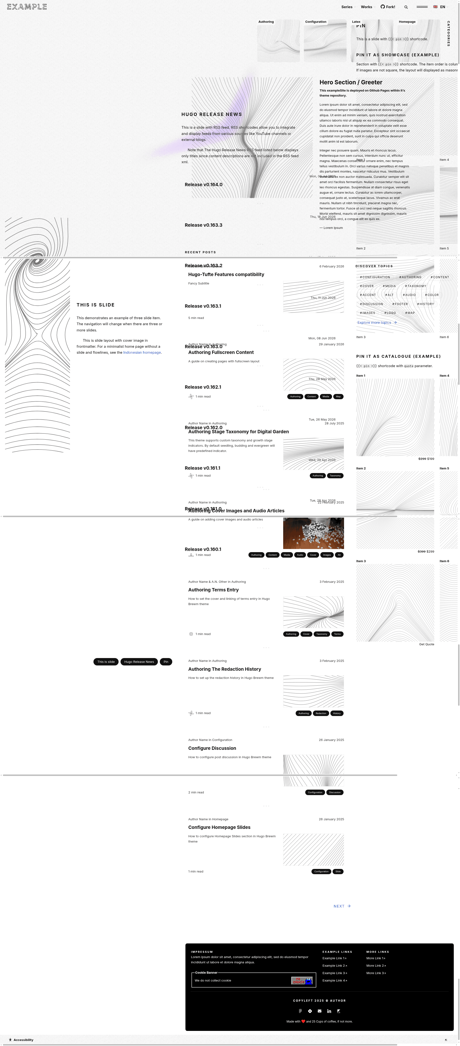 screenshot of hugo-brewm on template0.com