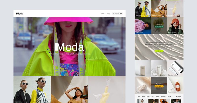 Image for Moda E-commerce Starter on template0.com Image for Moda E-commerce Starter on template0.com