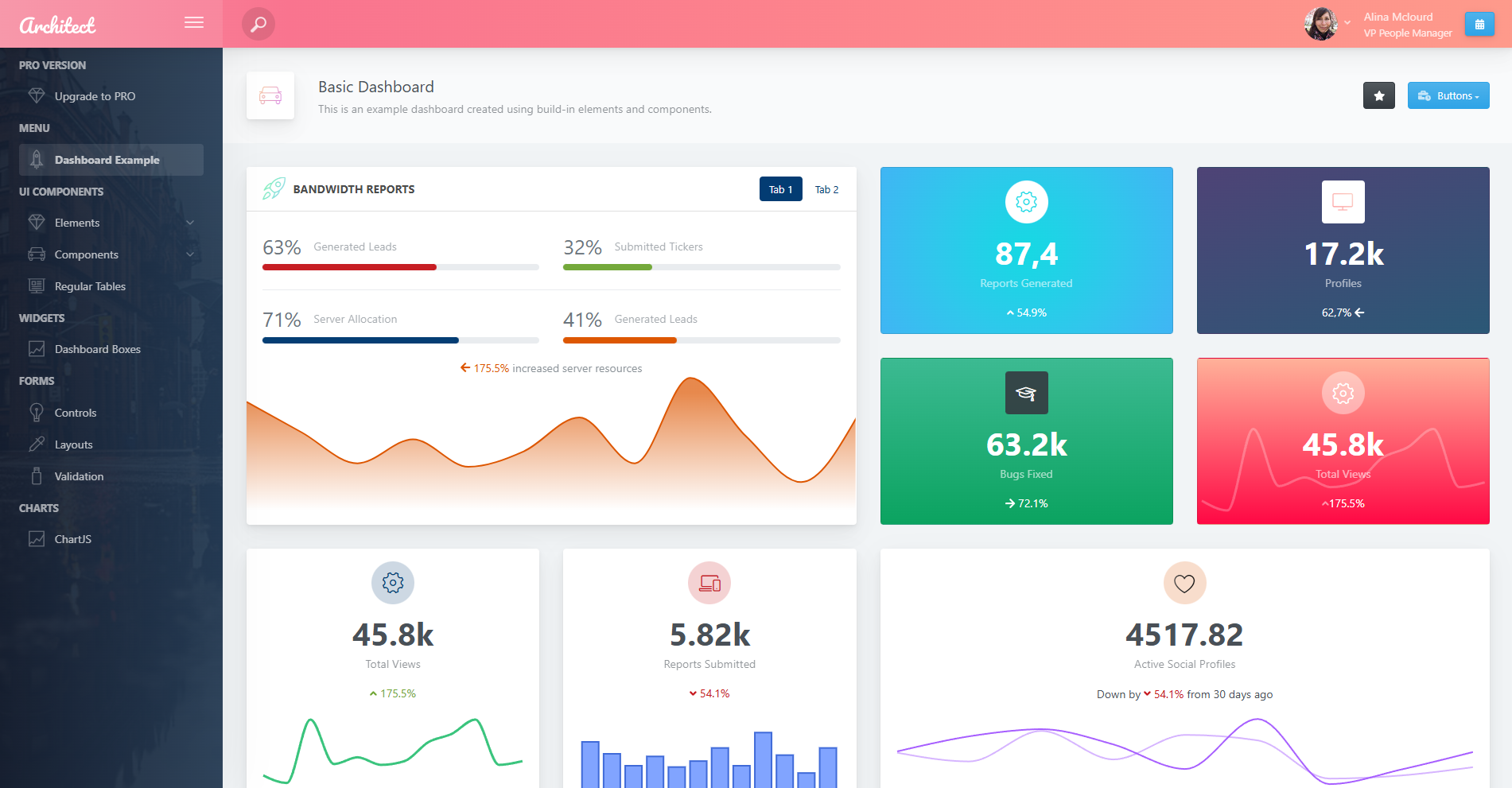 ArchitectUI React preview