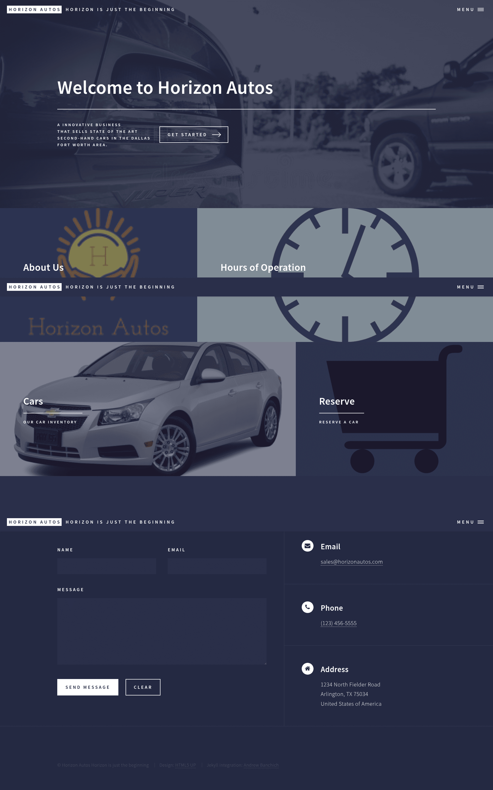 screenshot of Website Design Team on template0.com