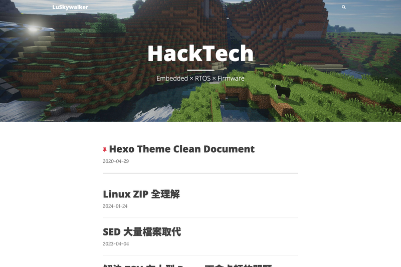 Image for Hexo Theme Clean on template0.com Image for Hexo Theme Clean on template0.com