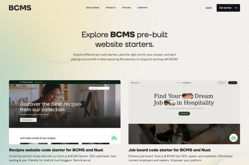 Image for BCMS Starters on template0.com Image for BCMS Starters on template0.com