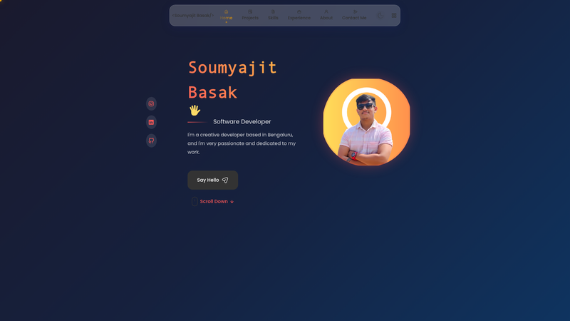 Image for React Developer Portfolio on template0.com Image for React Developer Portfolio on template0.com