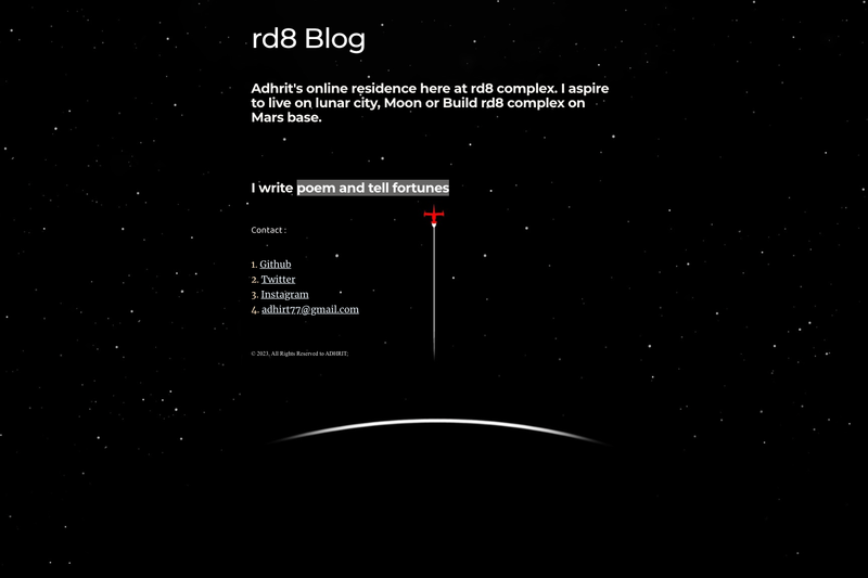 Image for rd8 Blog Template on template0.com