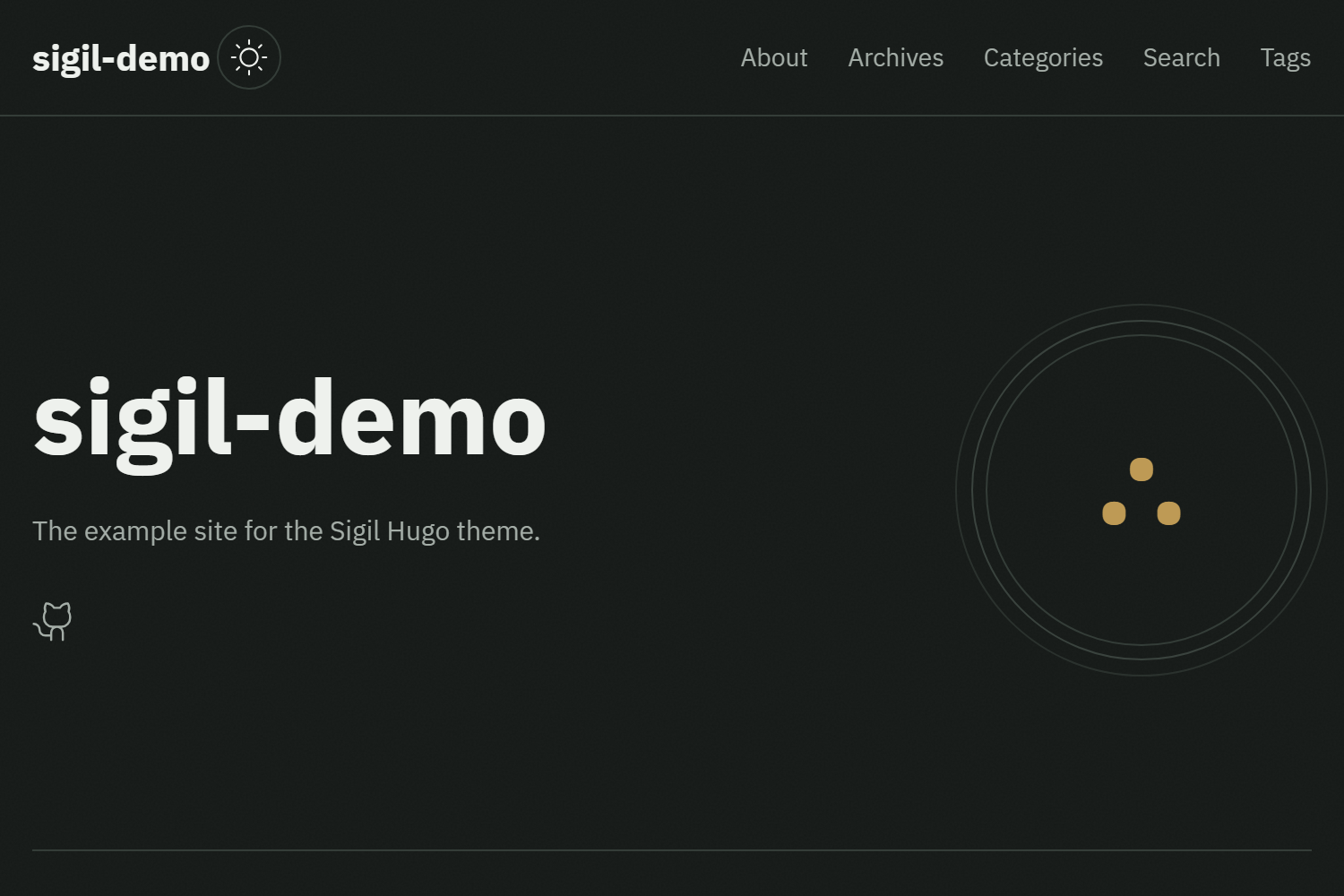 hugo-theme-sigil preview
