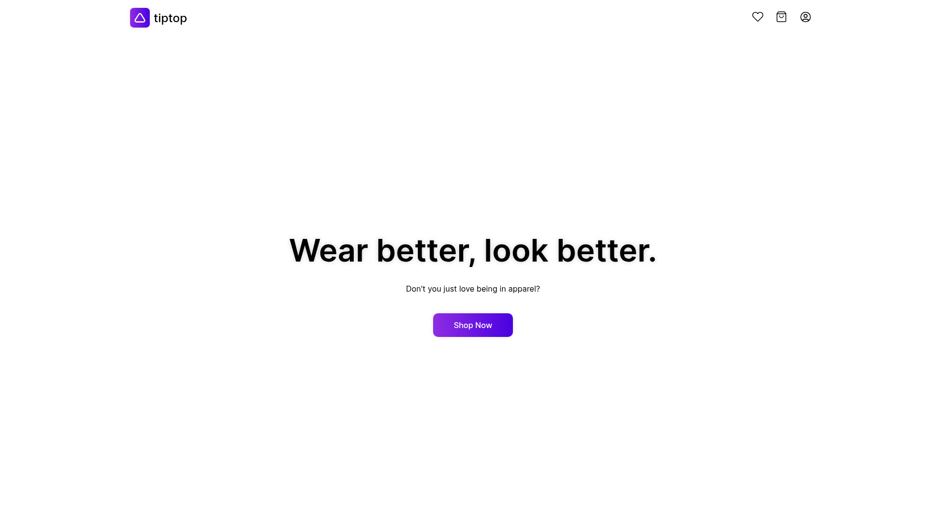 screenshot of Tiptop on template0.com