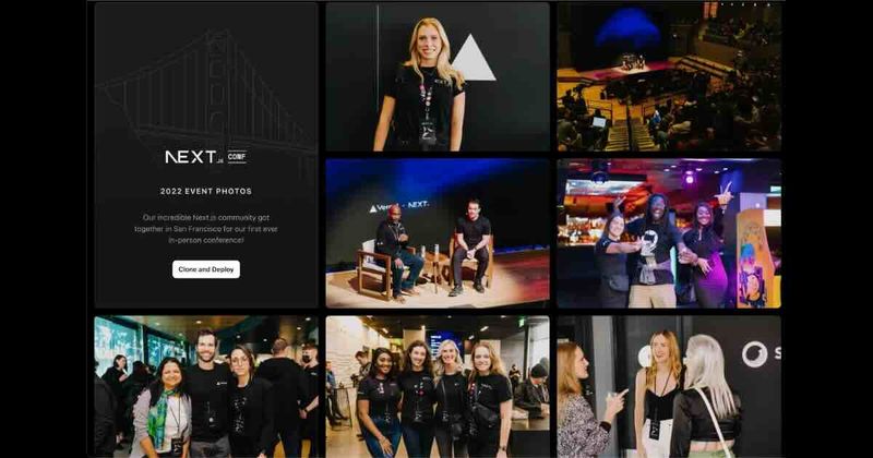 Image for Next.js Image Gallery Starter Template on template0.com