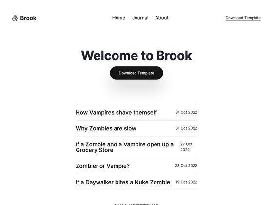 Image for Brook on template0.com Image for Brook on template0.com