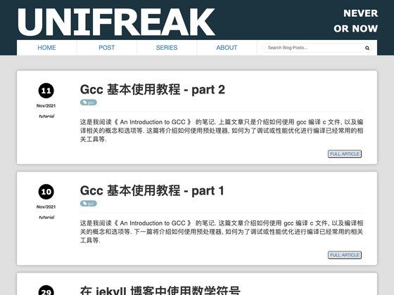Image for unifreak's Blog on template0.com Image for unifreak's Blog on template0.com