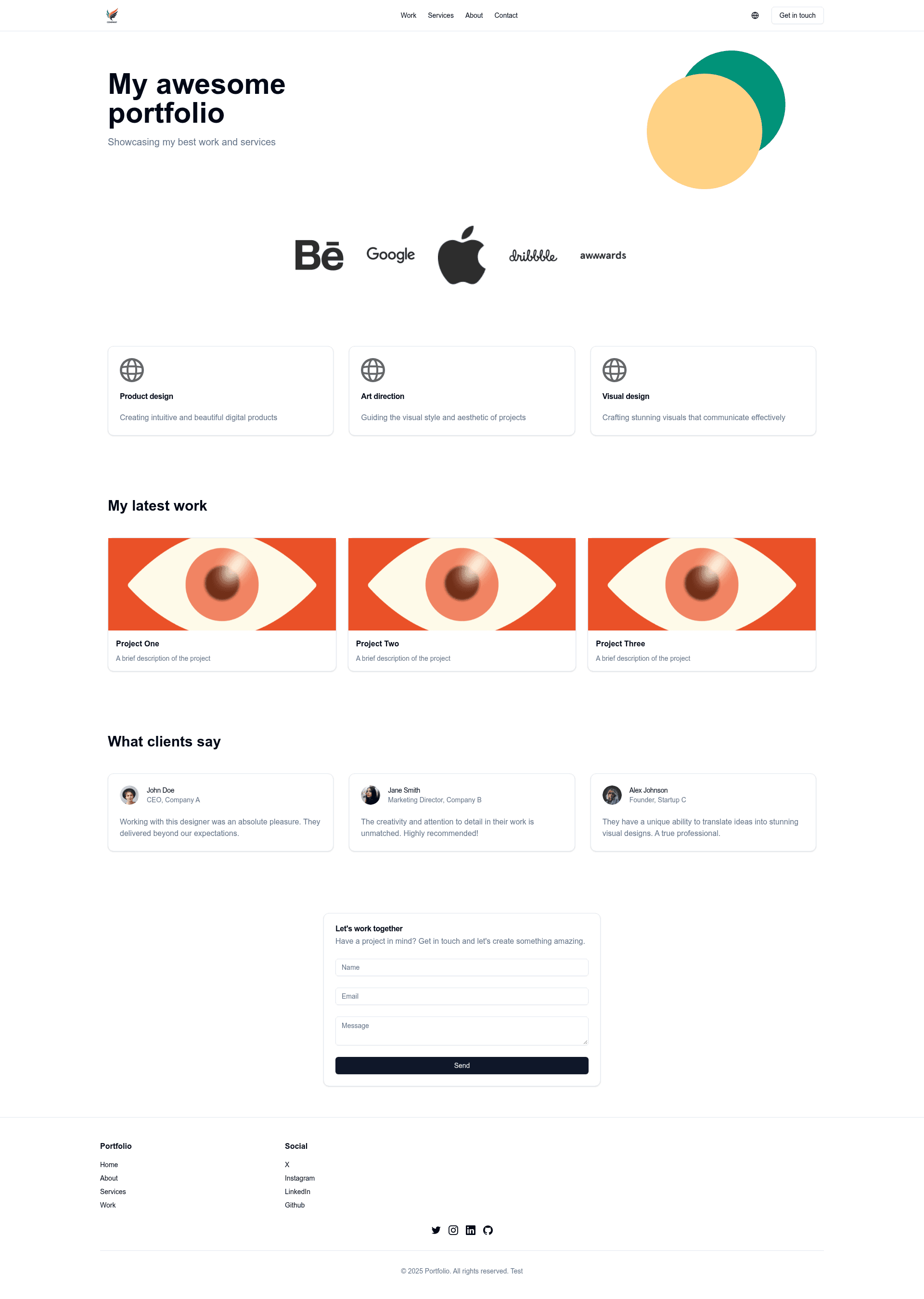 screenshot of Optimizely SaaS CMS + Next.js 15 on template0.com