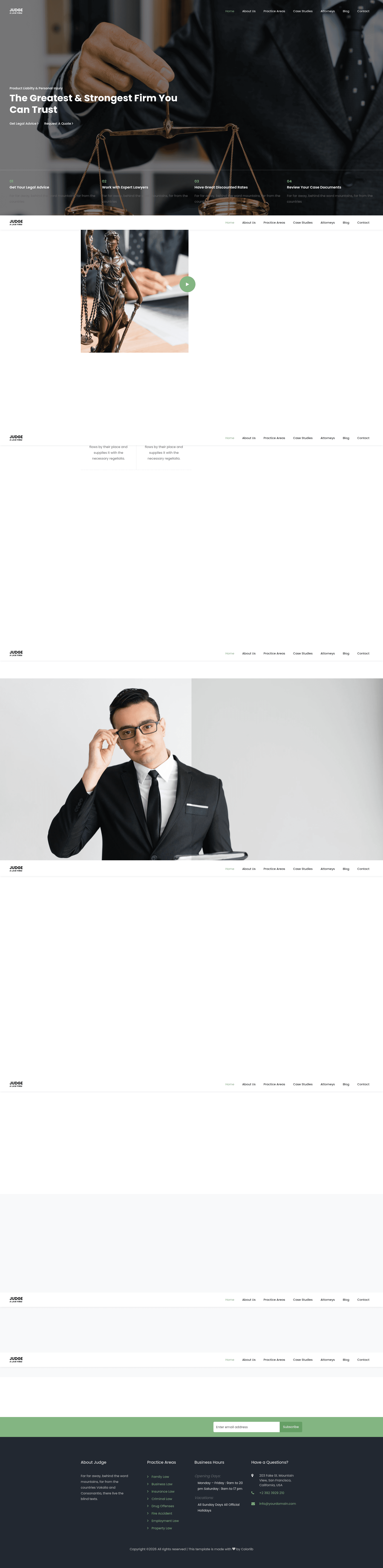 screenshot of Judge on template0.com