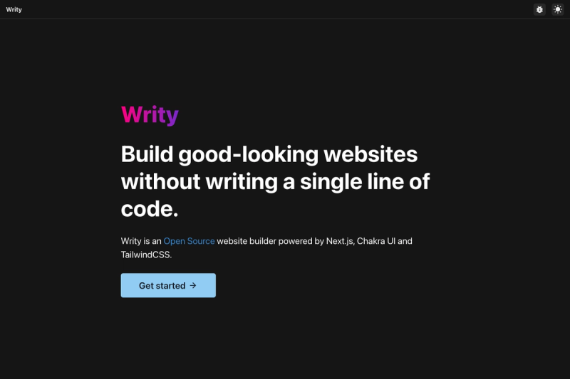 Image for Writy on template0.com